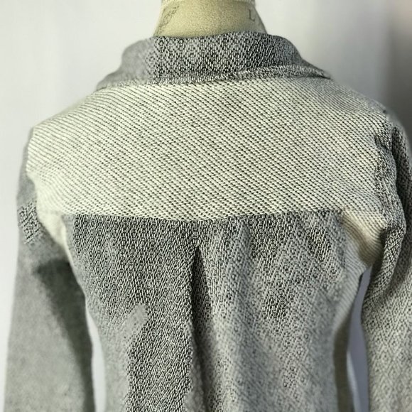 Anthropologie Monday Tuesday Gray Knit Coat Size XS - Picture 10 of 11